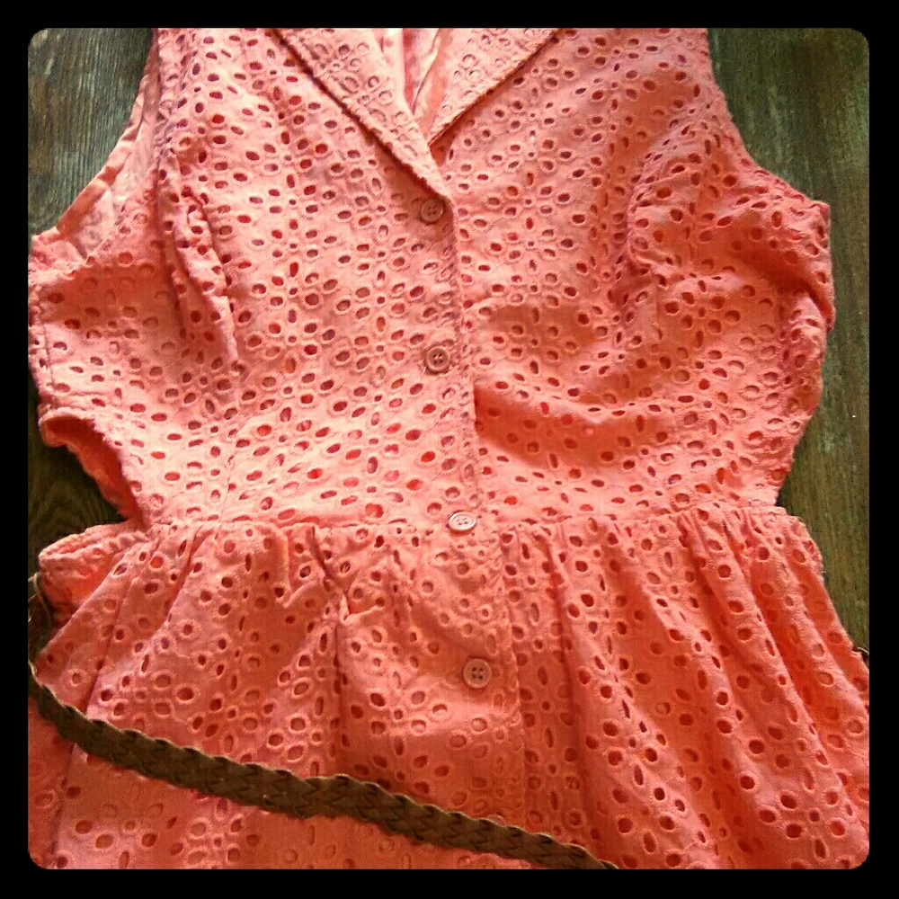Coral dress