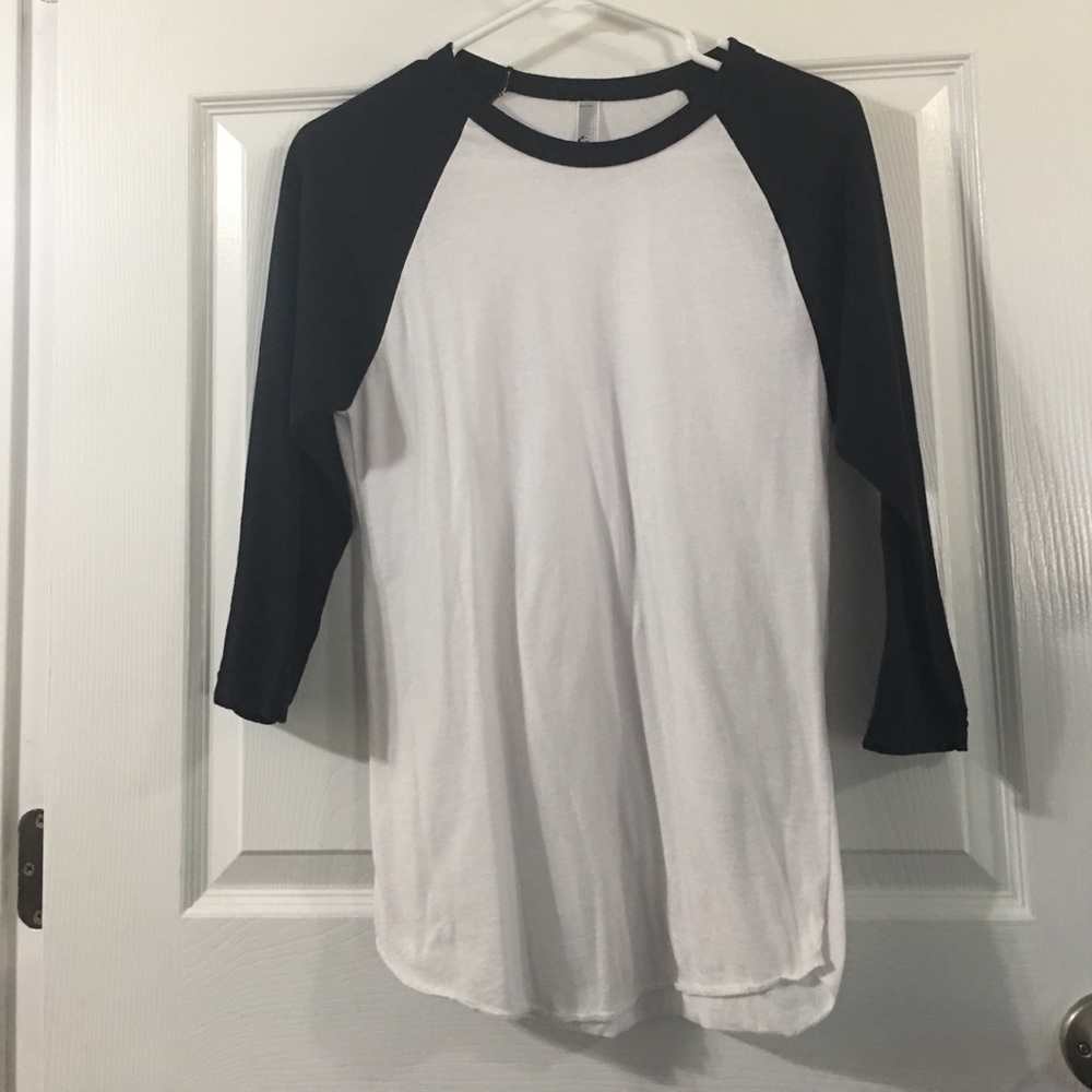 3/4 sleeve baseball tee