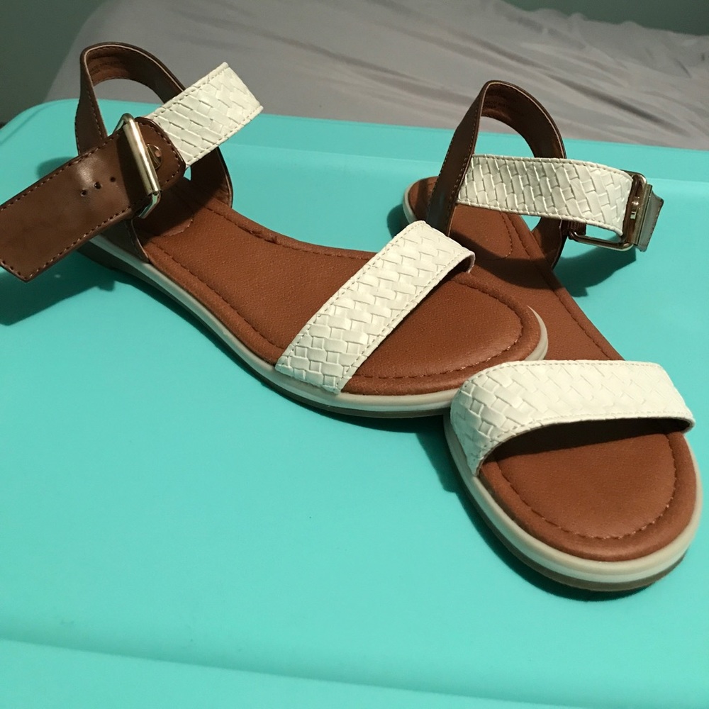Brand New White sandals!