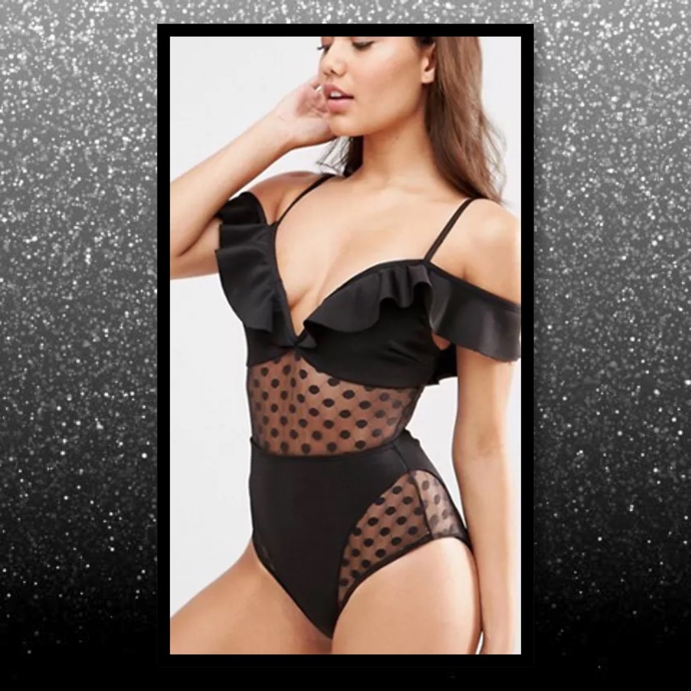 JUST IN 🆕 Sexy Pin Up Style One Pc Retro Swimsuit - Picture 4 of 6
