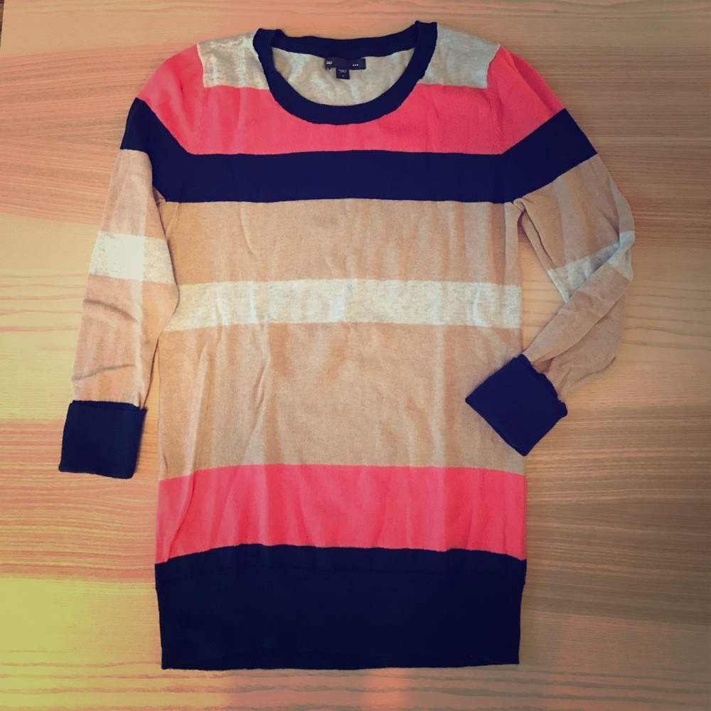 Gap Striped Thin-Knit Sweater