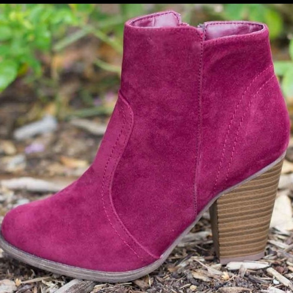 Fall Faux Suede Booties