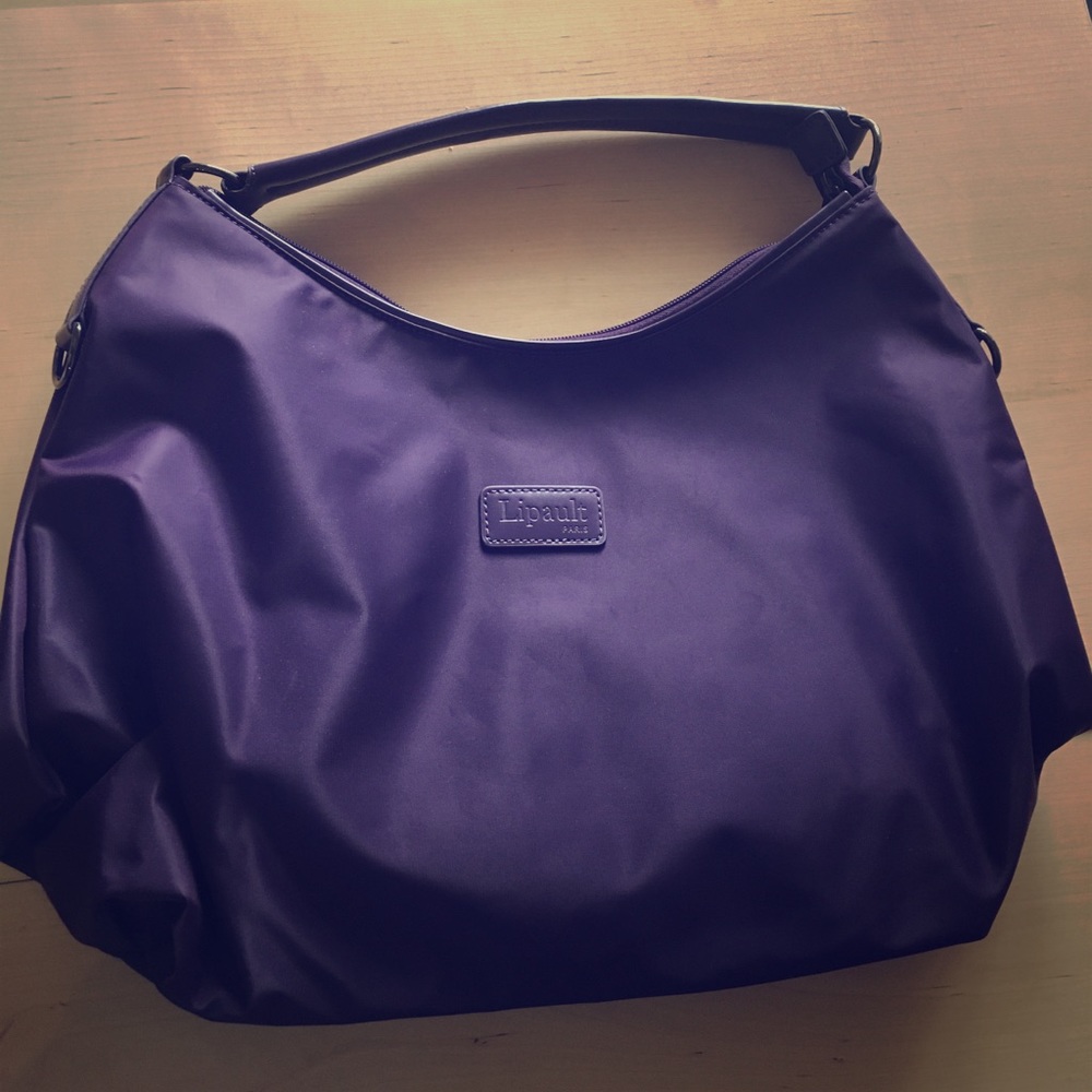 Brand new lipault purple tote