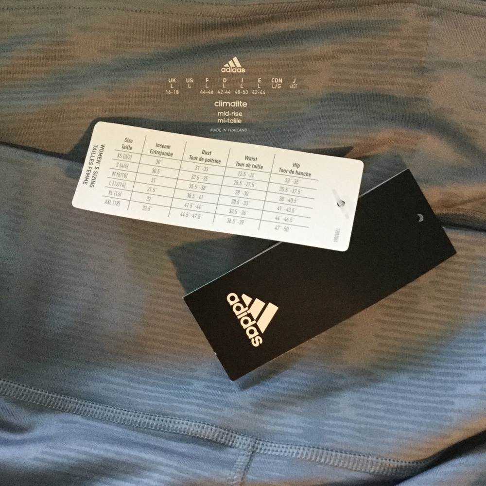 🚫SOLD.🚫 Adidas Climalite 3/4 workout pants NWT - Picture 7 of 8