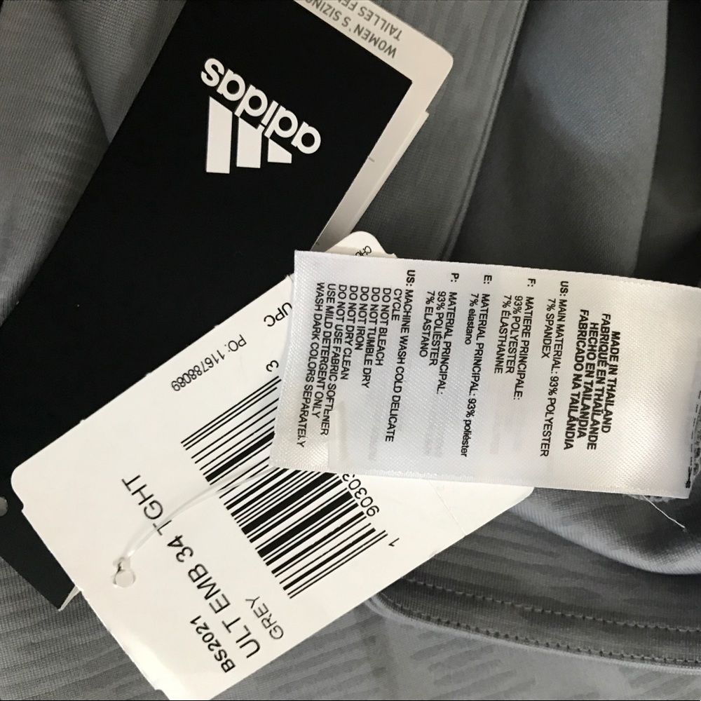 🚫SOLD.🚫 Adidas Climalite 3/4 workout pants NWT - Picture 6 of 8