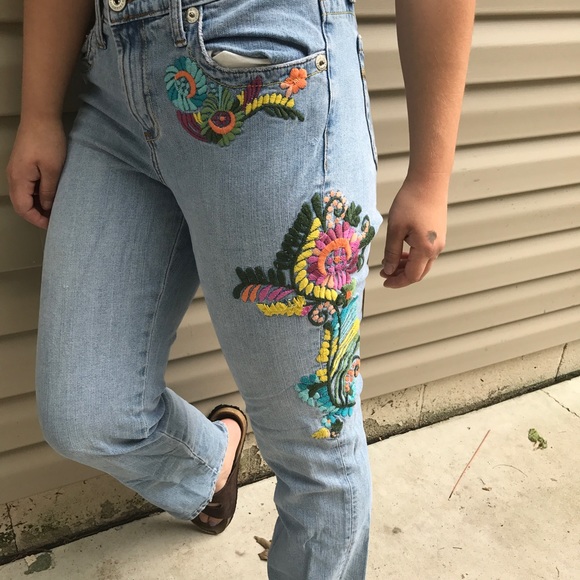 Vintage Flower  Z. Cavaricci jeans - Picture 1 of 7