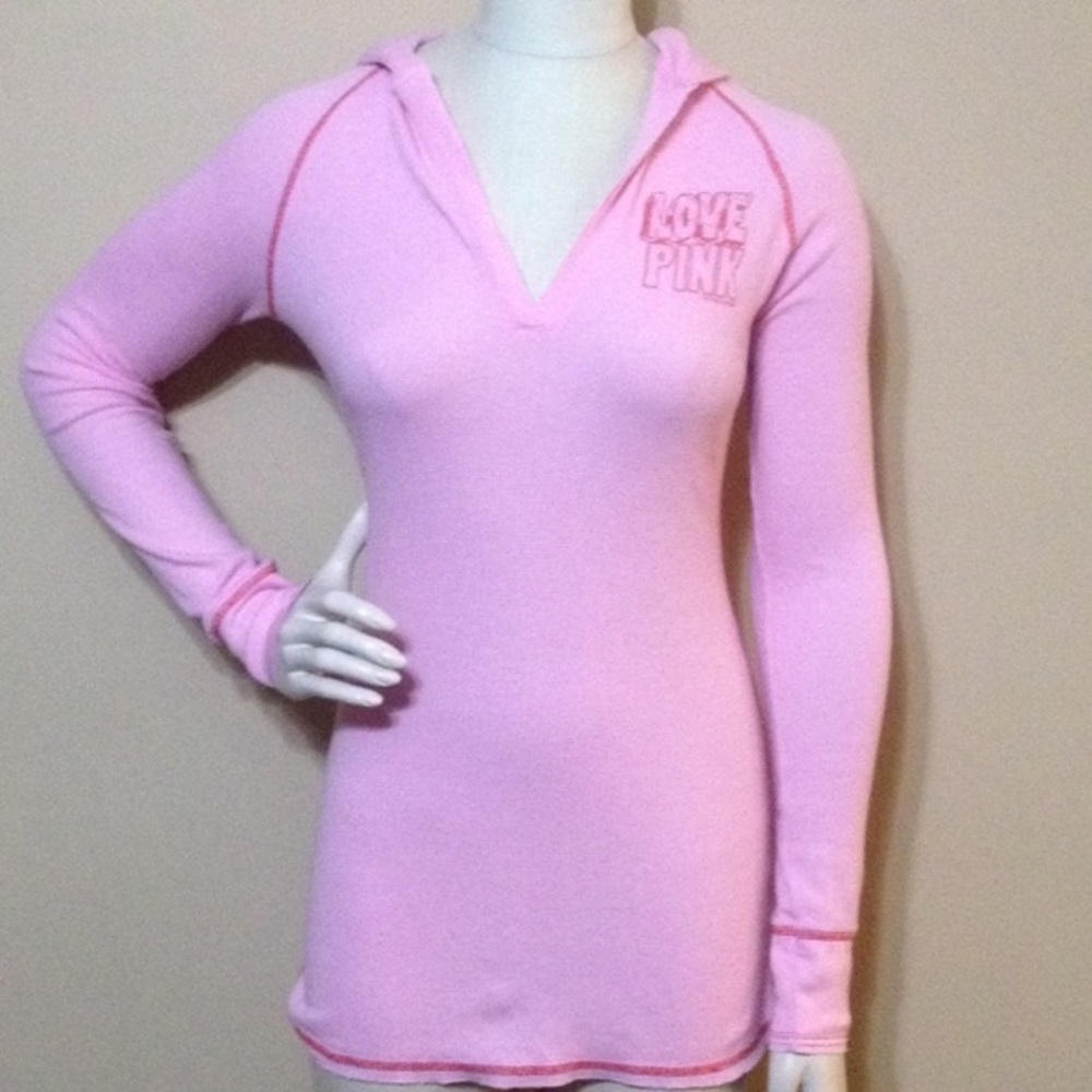 VICTORIA SECRET PINK THERMAL "CHILL OUT" SHIRT