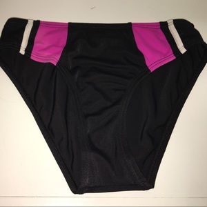 Pink and Black Speedo Swim Suit