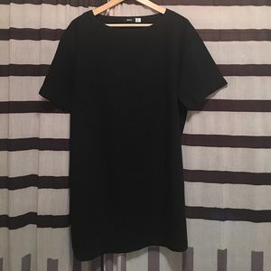 BDG charcoal chambray curved hem tunic. Size M