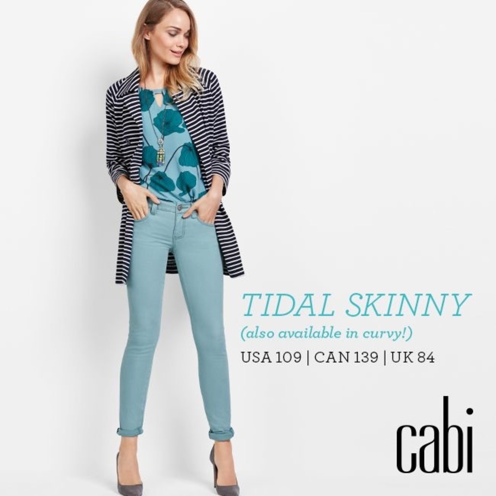 CAbi "Tidal Skinny" Jeans- Size 10