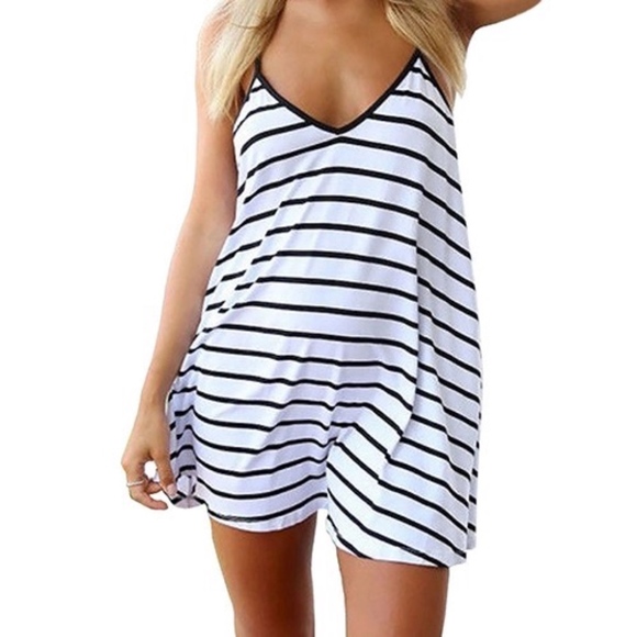 LAST 1!! Strappy back striped sun dress - Picture 4 of 4