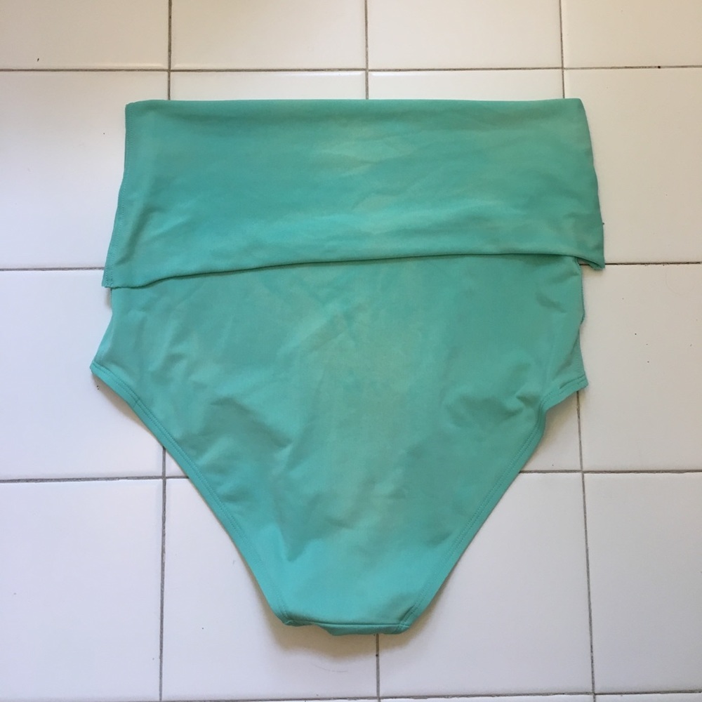 High waisted swim bottoms