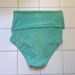 High waisted swim bottoms
