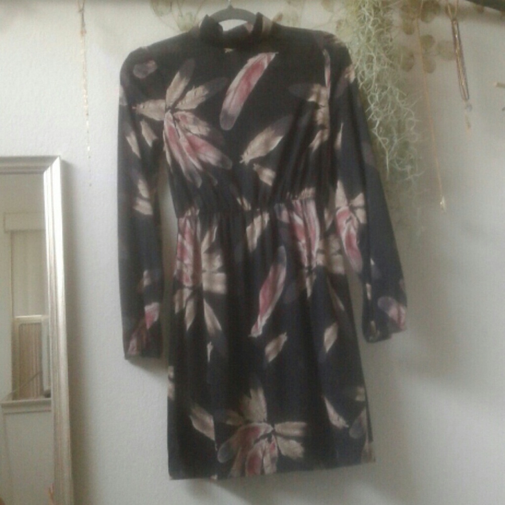 Long sleeved floral dress