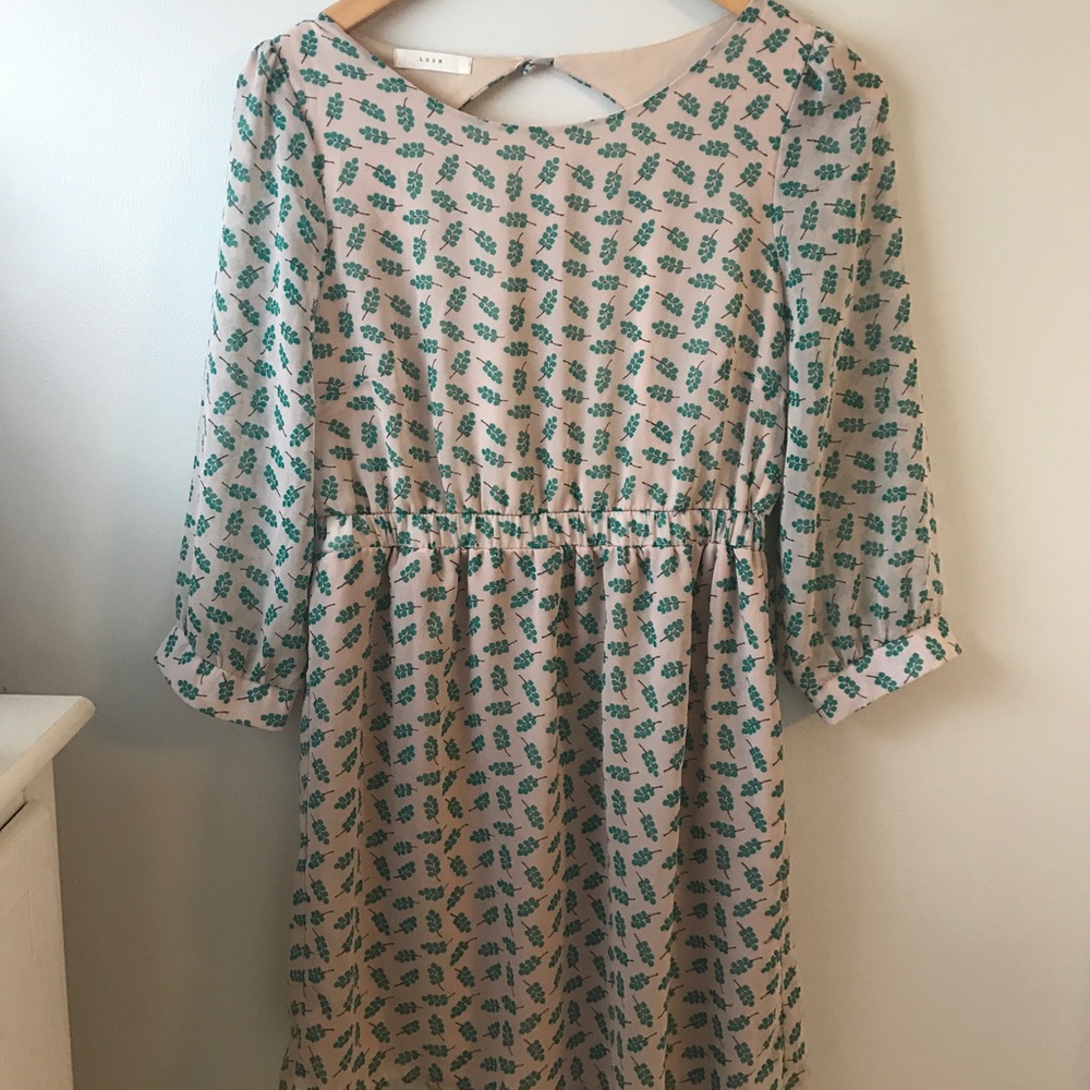 Lush open back dress