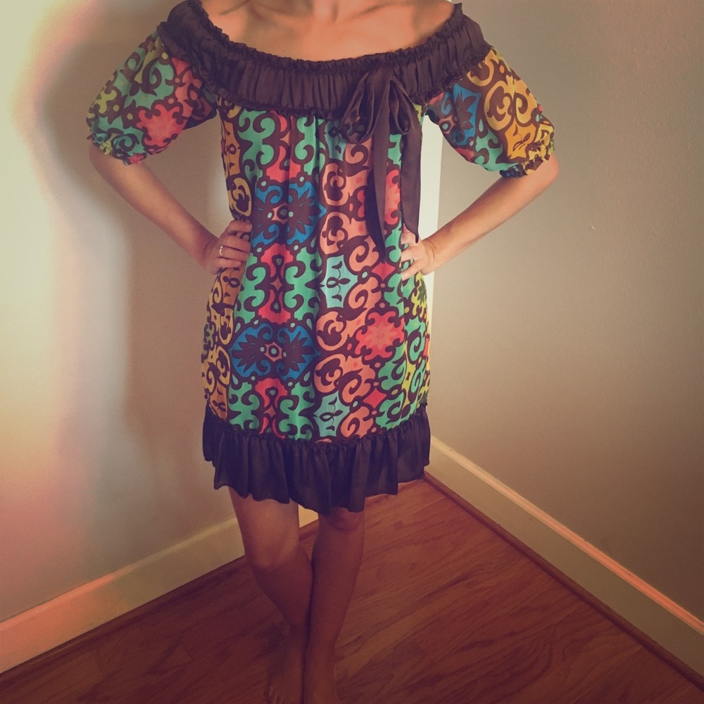 Off the shoulder Judith March dress