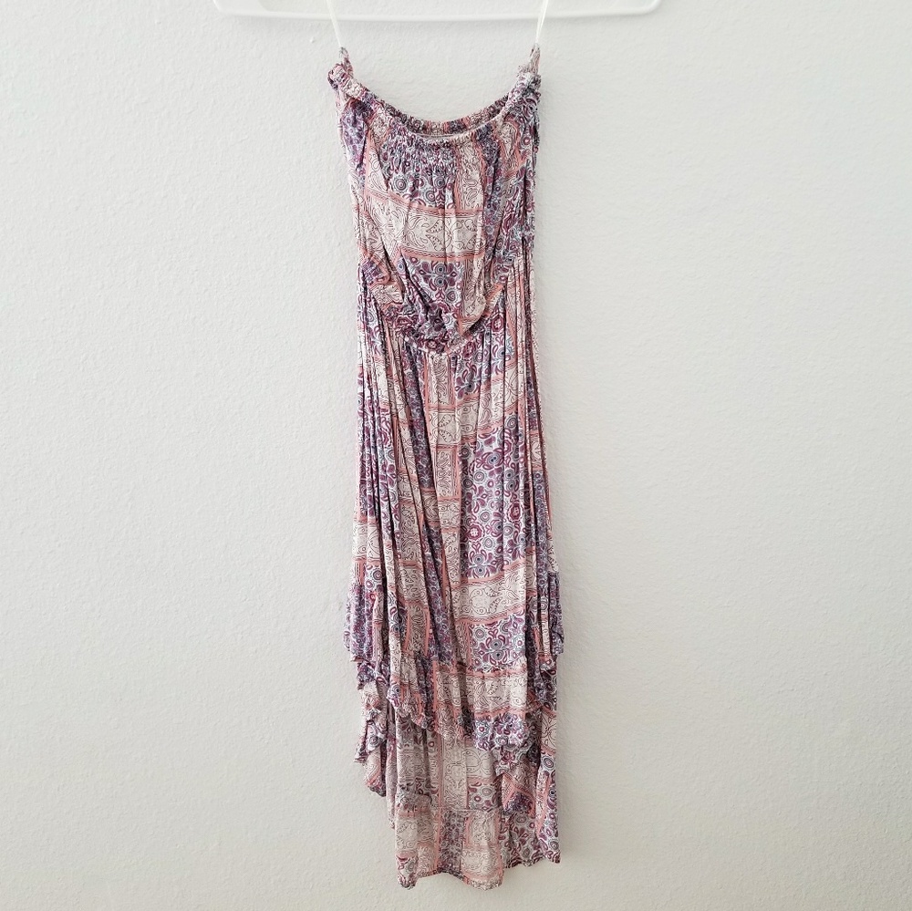 Paisley printed dress