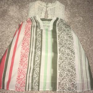 Cabi babydoll style tank top.