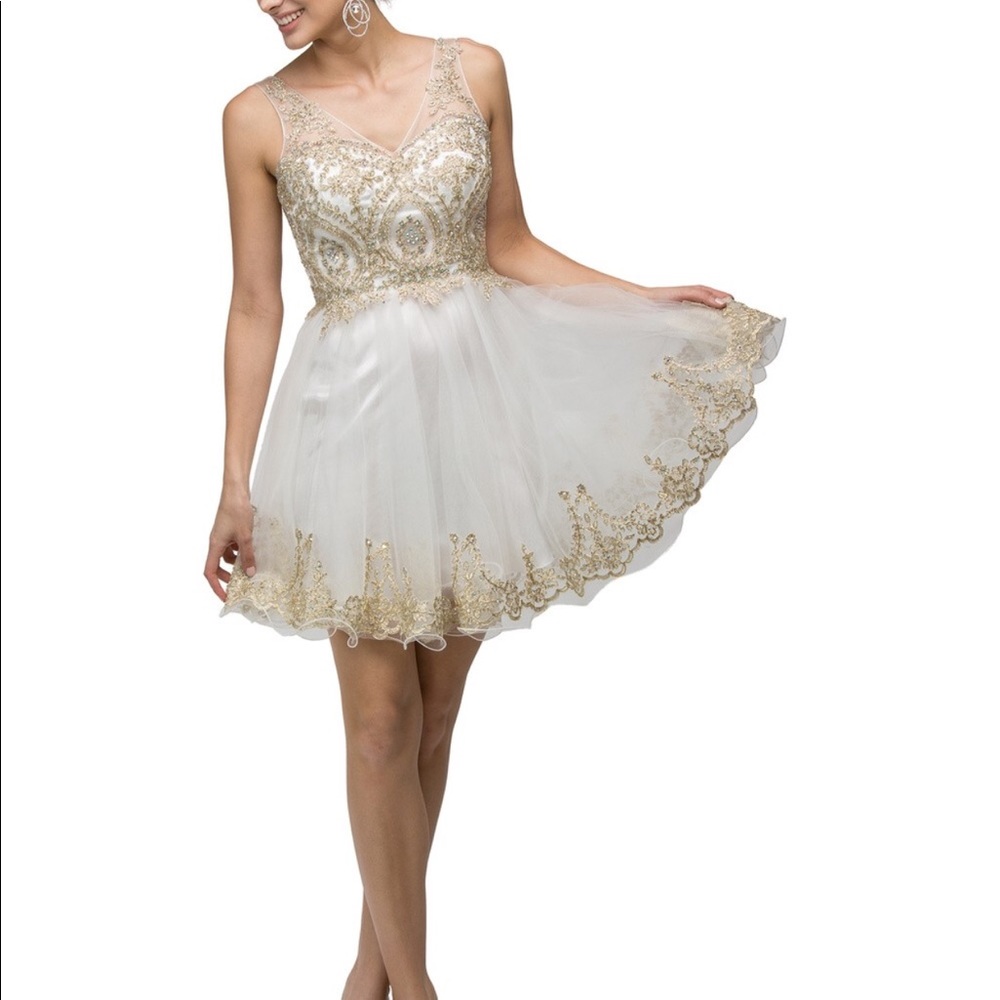 Blush formal dress