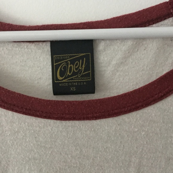 Obey baseball tee - Picture 3 of 3