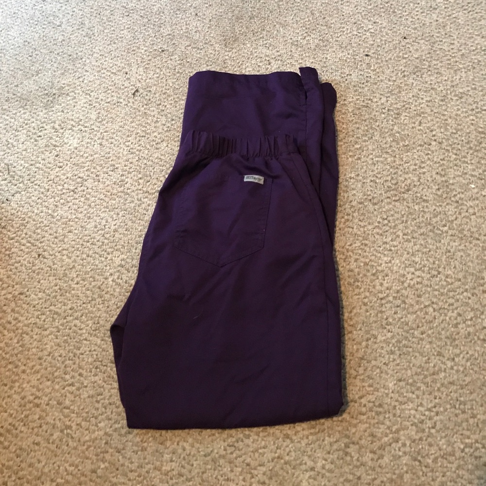 Purple Grey's Anatomy Scrub Pants