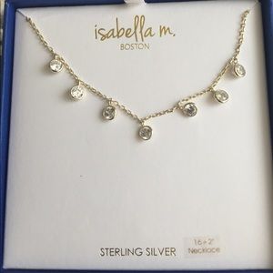 New Isabella m. Sterling Silver 16+2" Necklace