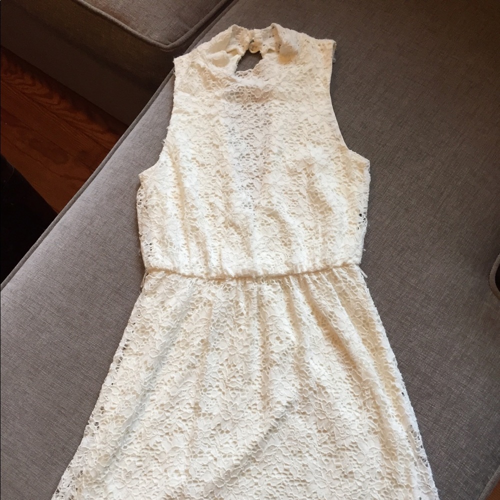 Charlotte Russe white lace dress