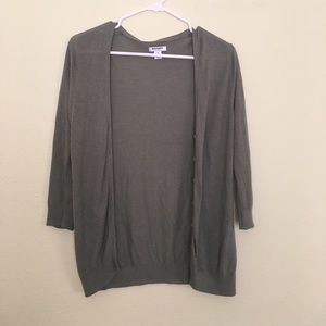 Old Navy Grey Green Button Cardigan