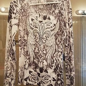 Gorgeous long sleeve printed shirt