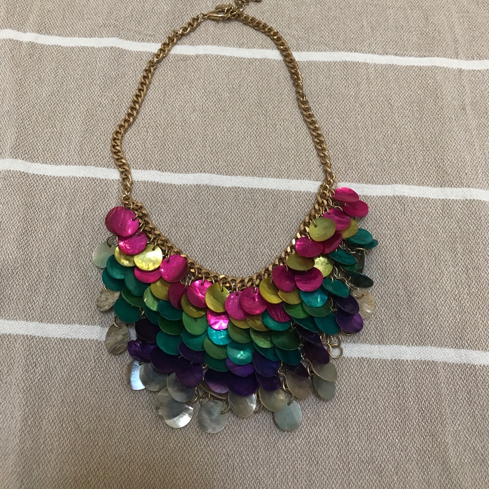 Traci Lynn Colorful statement necklace