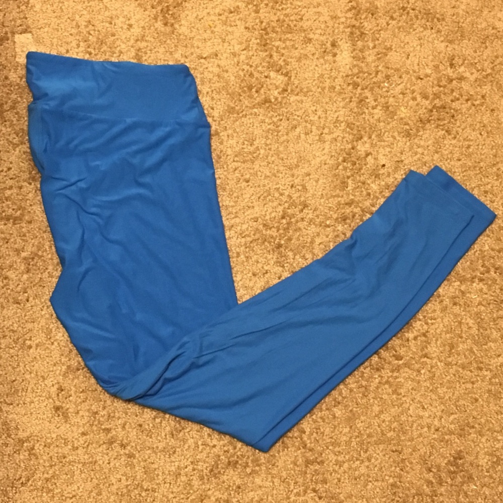 LuLaRoe TC blue leggings (repost)
