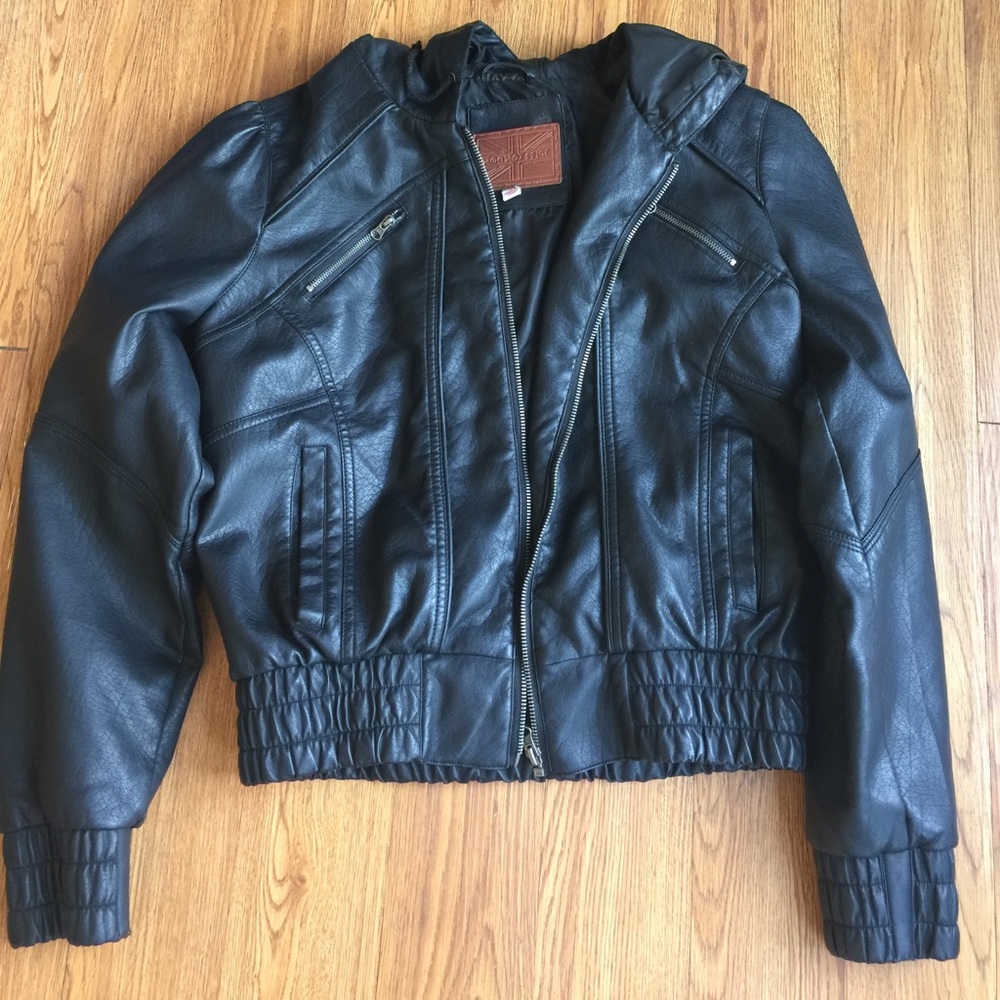 Vegan leather jacket