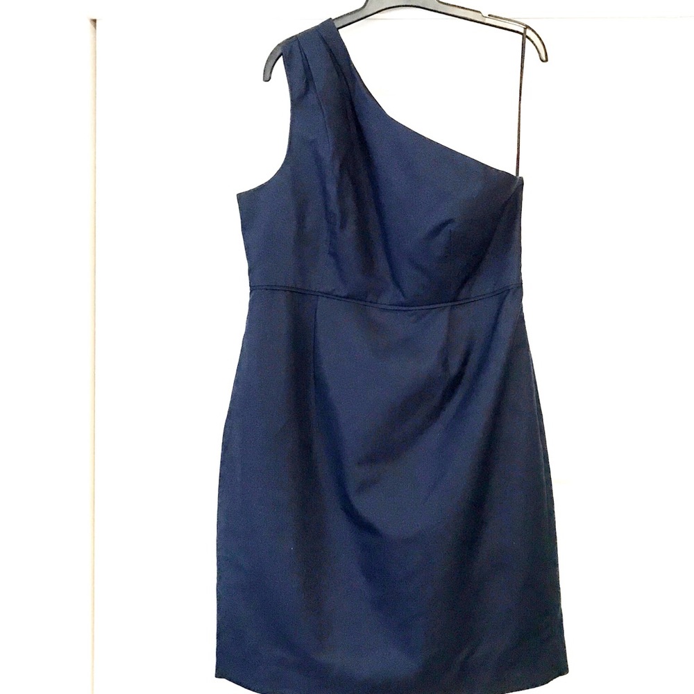 J. Crew One Shoulder Dress