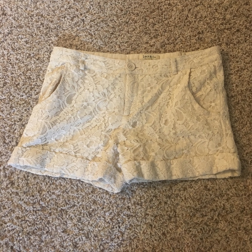Laced shorts from Lucy and Company
