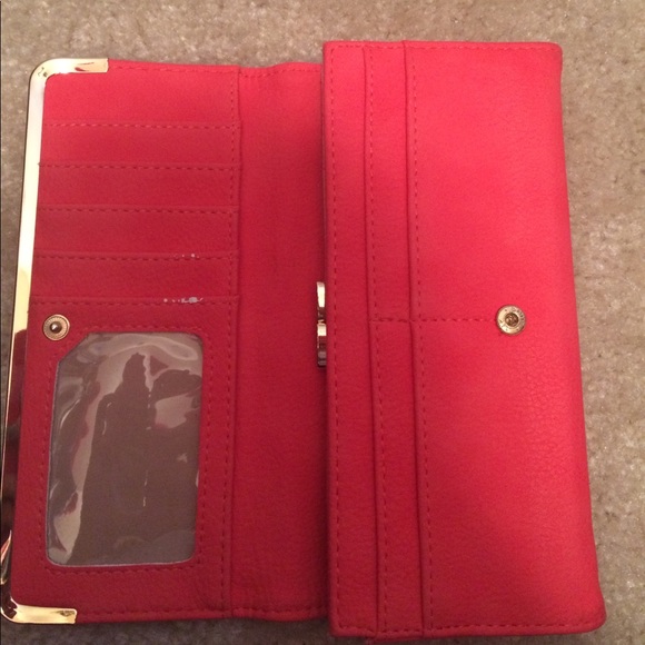 Charming Charlie coral wallet - Picture 2 of 3