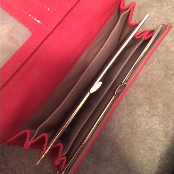 Charming Charlie coral wallet - Picture 3 of 3