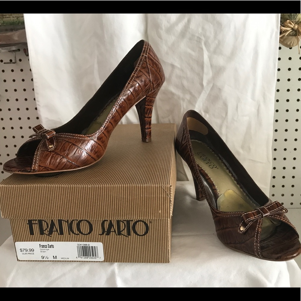 Franco Sarto Brown Heel
