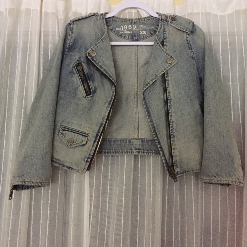 Denim Jacket with Zipper