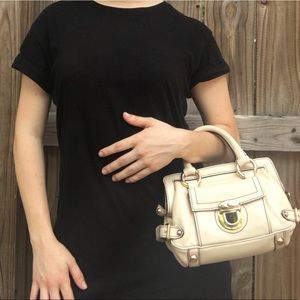 Marc Jacobs Cream Leather Handbag