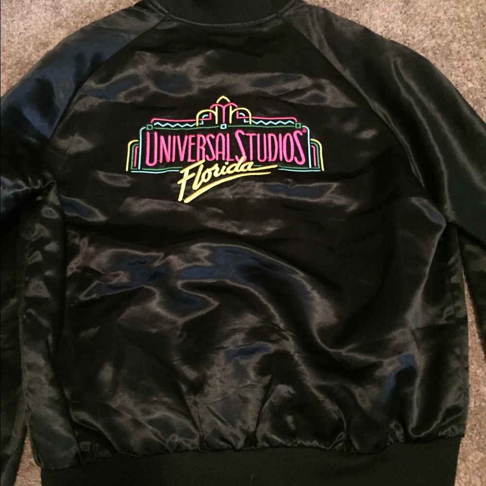 VINTAGE Universal Studios Satin Bomber Jacket