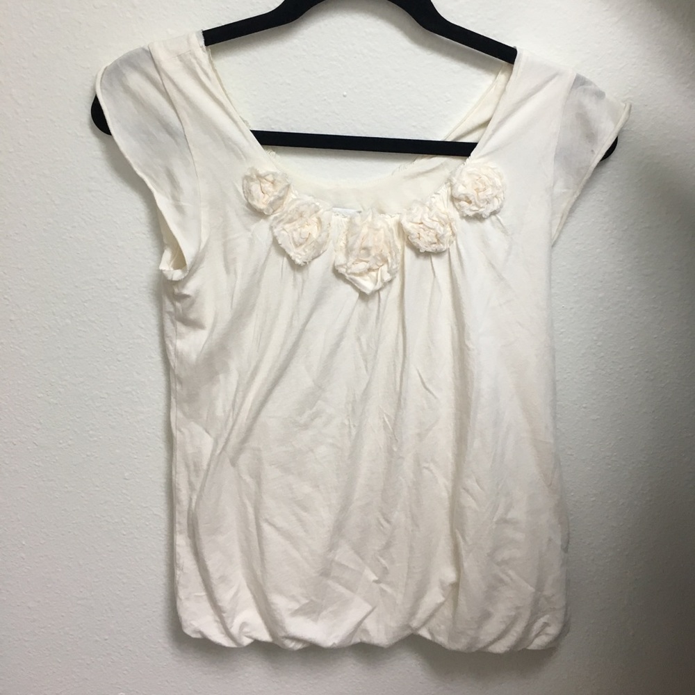CAbi Flower Detail Top