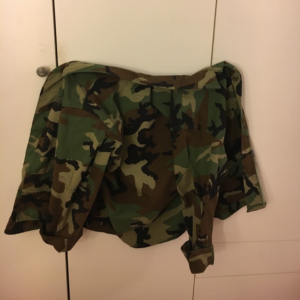 Army jacket with US ARMY patch