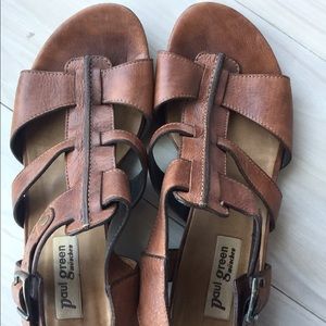 Paul Green Brown Sandal