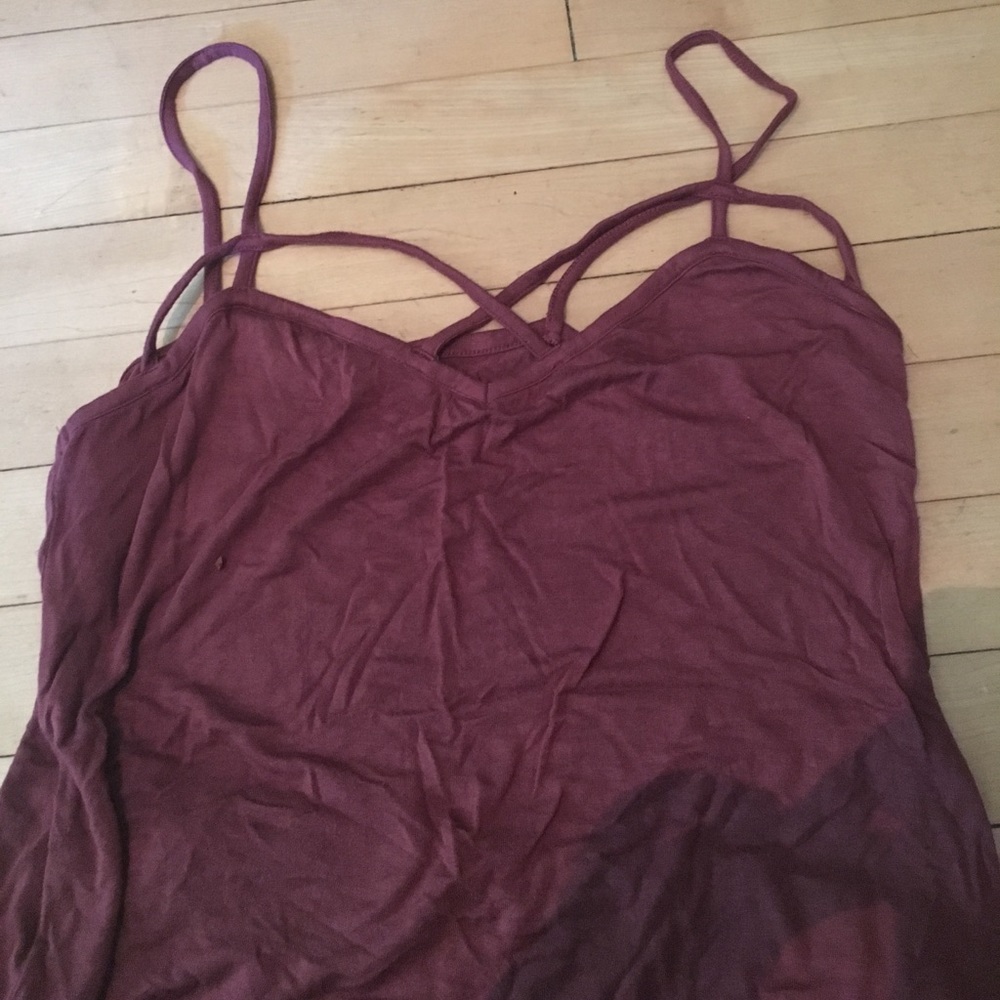 Charlotte Russe Cross neck top