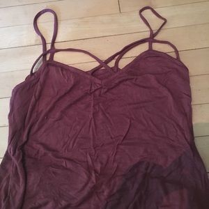 Charlotte Russe Cross neck top