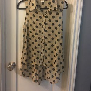Polka dot top