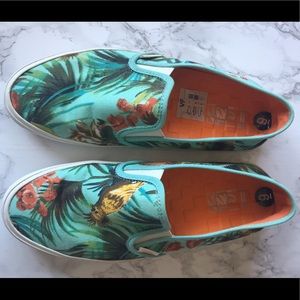 Vans Slip on tropical sneaker women's 9