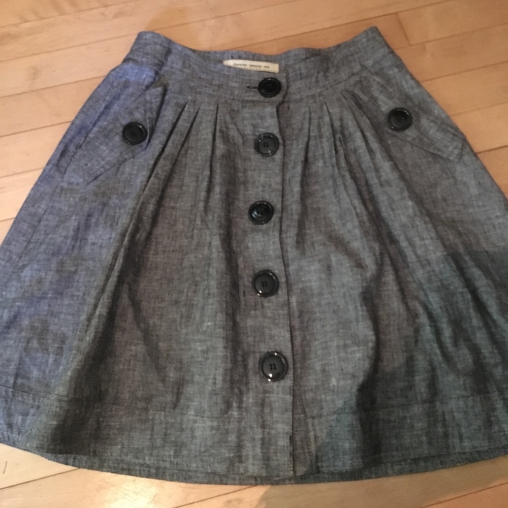 Forever 21 button down skirt!