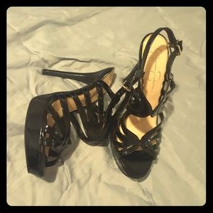 Jessica Simpson Strappy Platform Heels