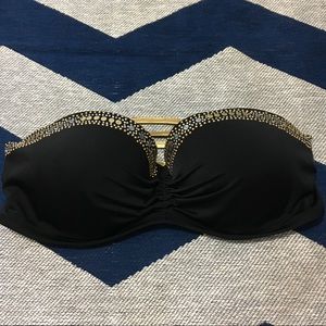 NWOT VS Swim Embellished Bandeau Top